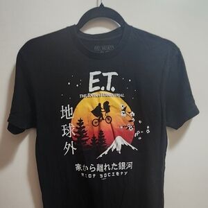 Riot Society E.T. Graphic Tee Black Size Small